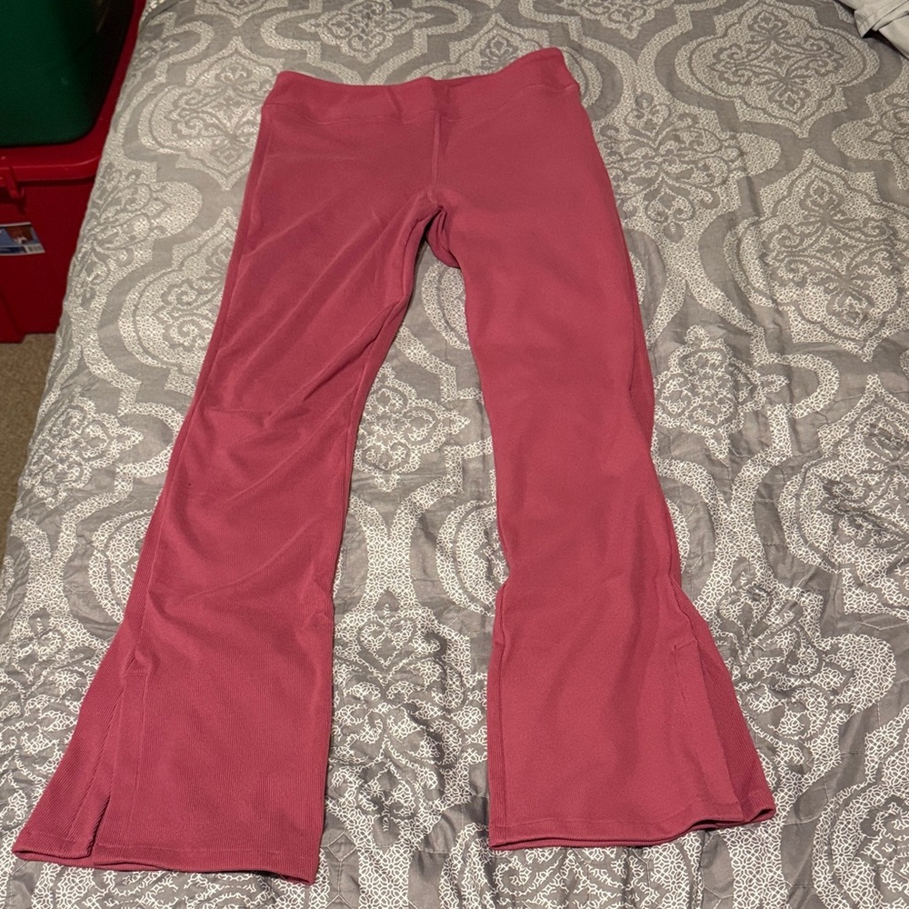 Girl Abercrombie kids Pink Stretch Fleece Joggers